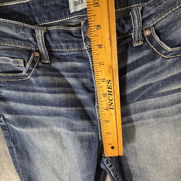 BKE Womens Gabby high-rise, Curvy-fit flare jeans 27 x 31.5 - Picture 7 of 11